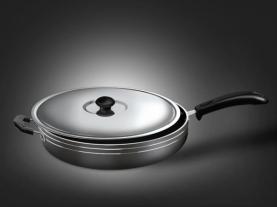 Non-Stick Fry Pan - 29.5 cms with Lid