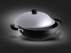 Non-Stick Kadai with Dome Lid - 17 cms